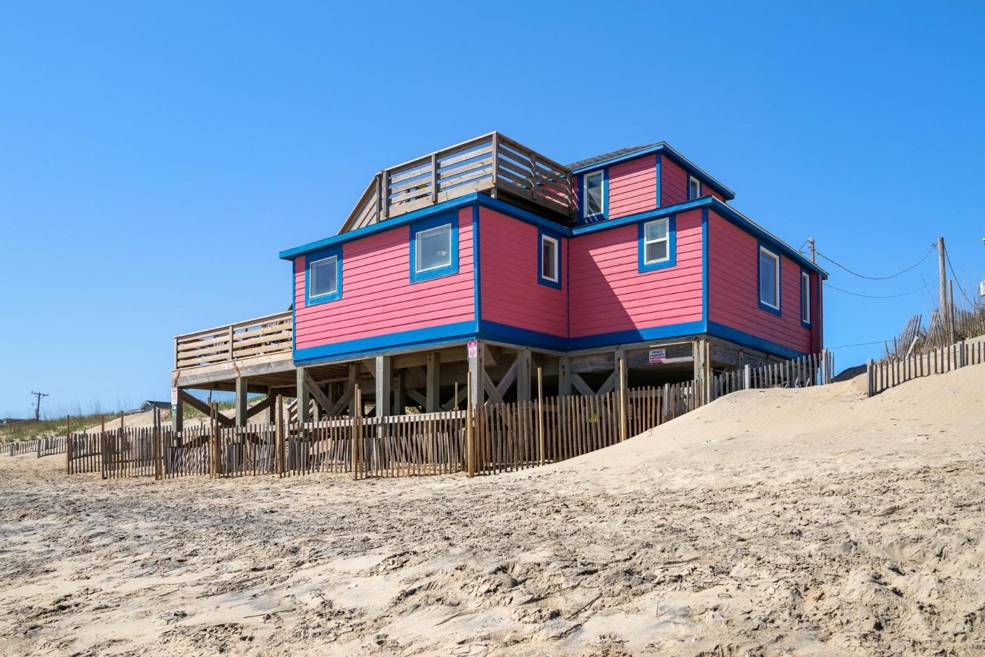 4102 Pelicans Perch: The Iconic Obx Oceanfront Kitty Hawk Exterior photo