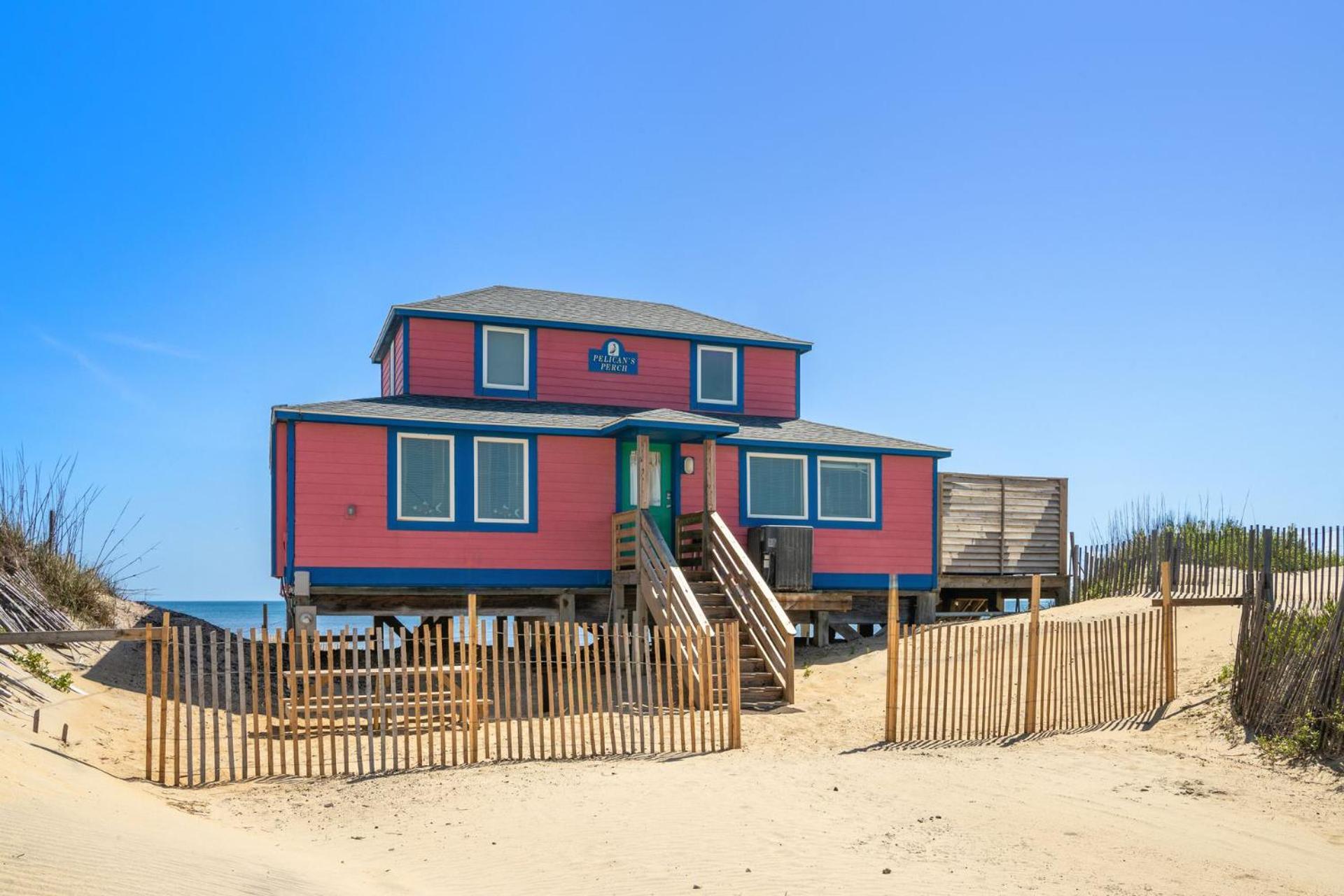 4102 Pelicans Perch: The Iconic Obx Oceanfront Kitty Hawk Exterior photo