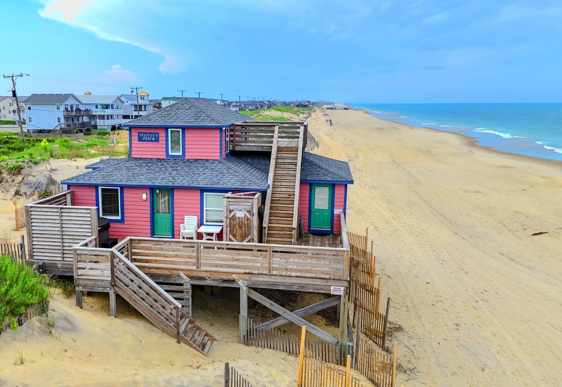 4102 Pelicans Perch: The Iconic Obx Oceanfront Kitty Hawk Exterior photo